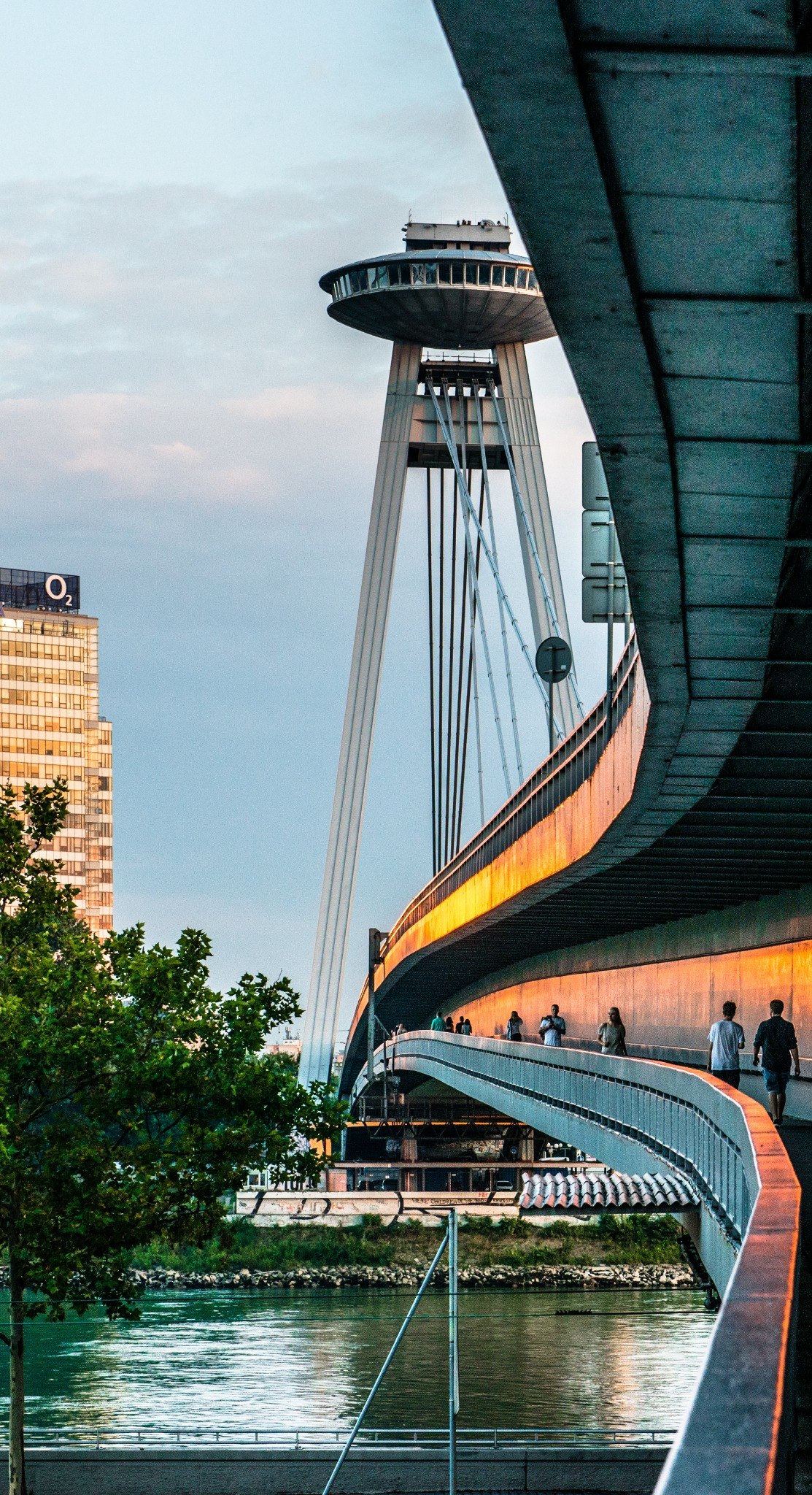 Most SNP, Bratislava: beneath the deck
