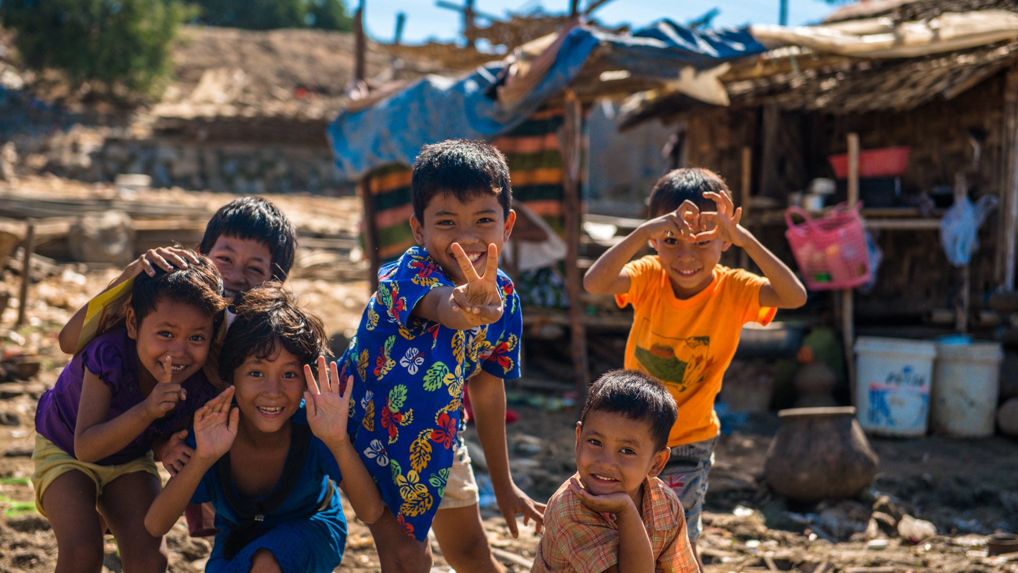 Children at Play — Myanmar