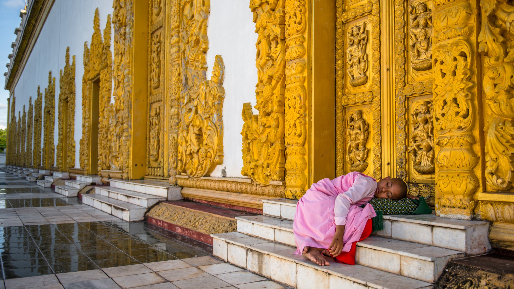 Resting by the Golden Doors — Myanmar