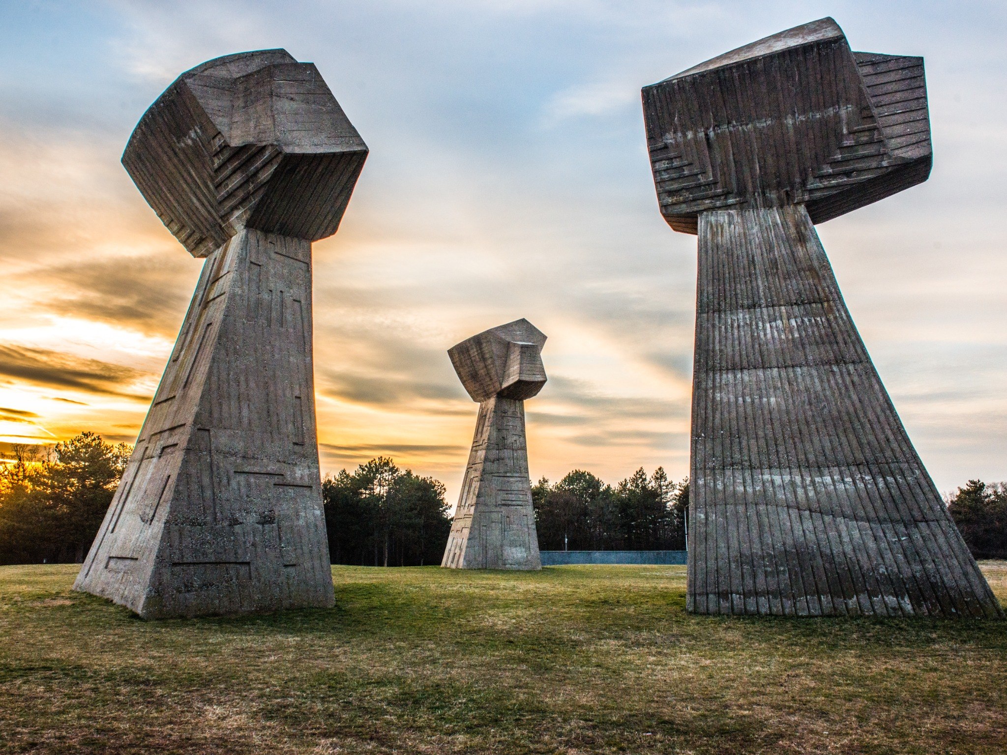 Three Fists — Bubanj Memorial Park — Niš, Serbia